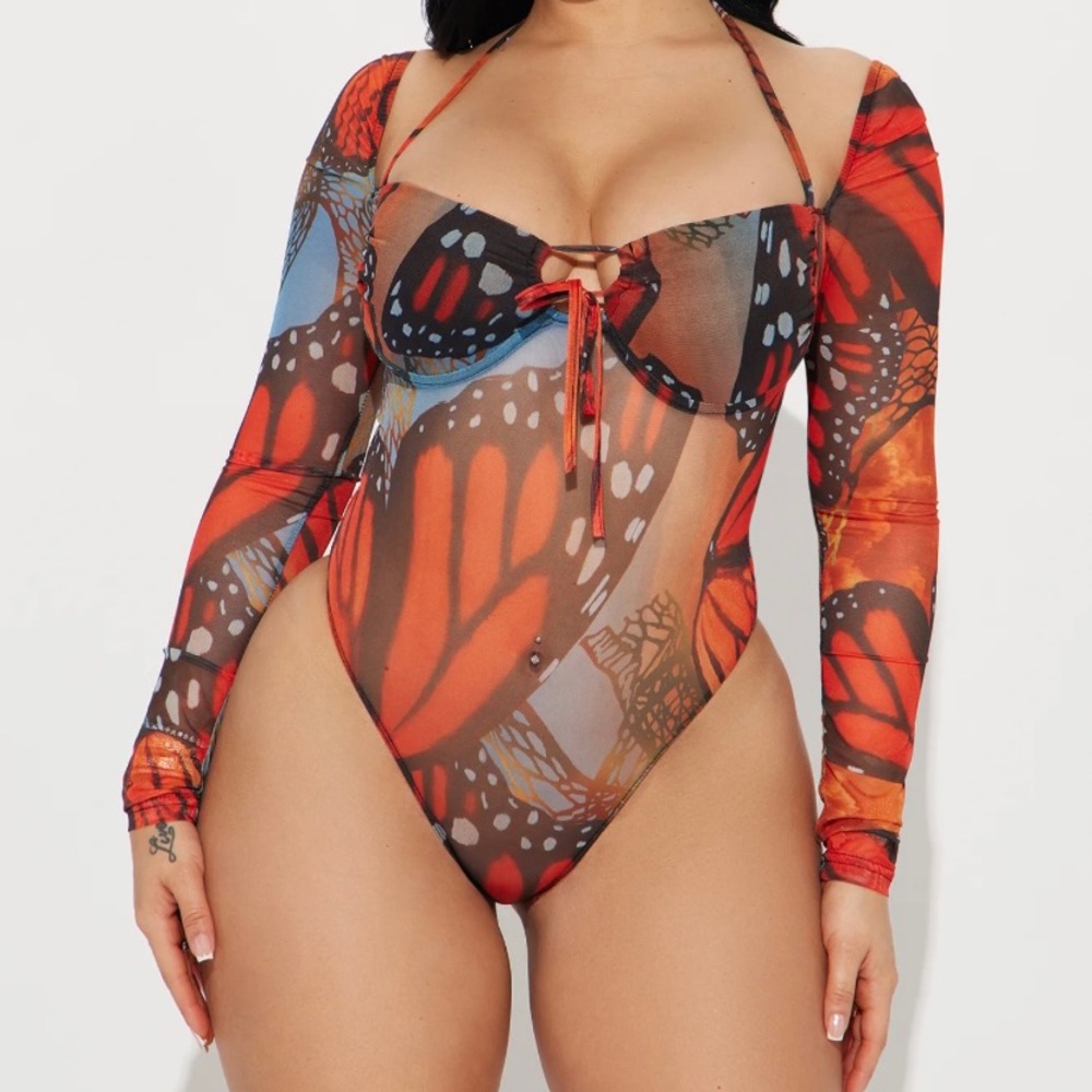 Mariposa Mesh Bodysuit